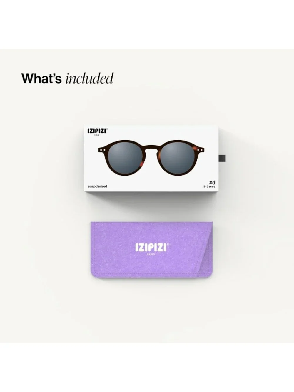 Kids' Polarized Sunglasses for Ages 3-11 | UV Protection, Stylish Grey Lenses